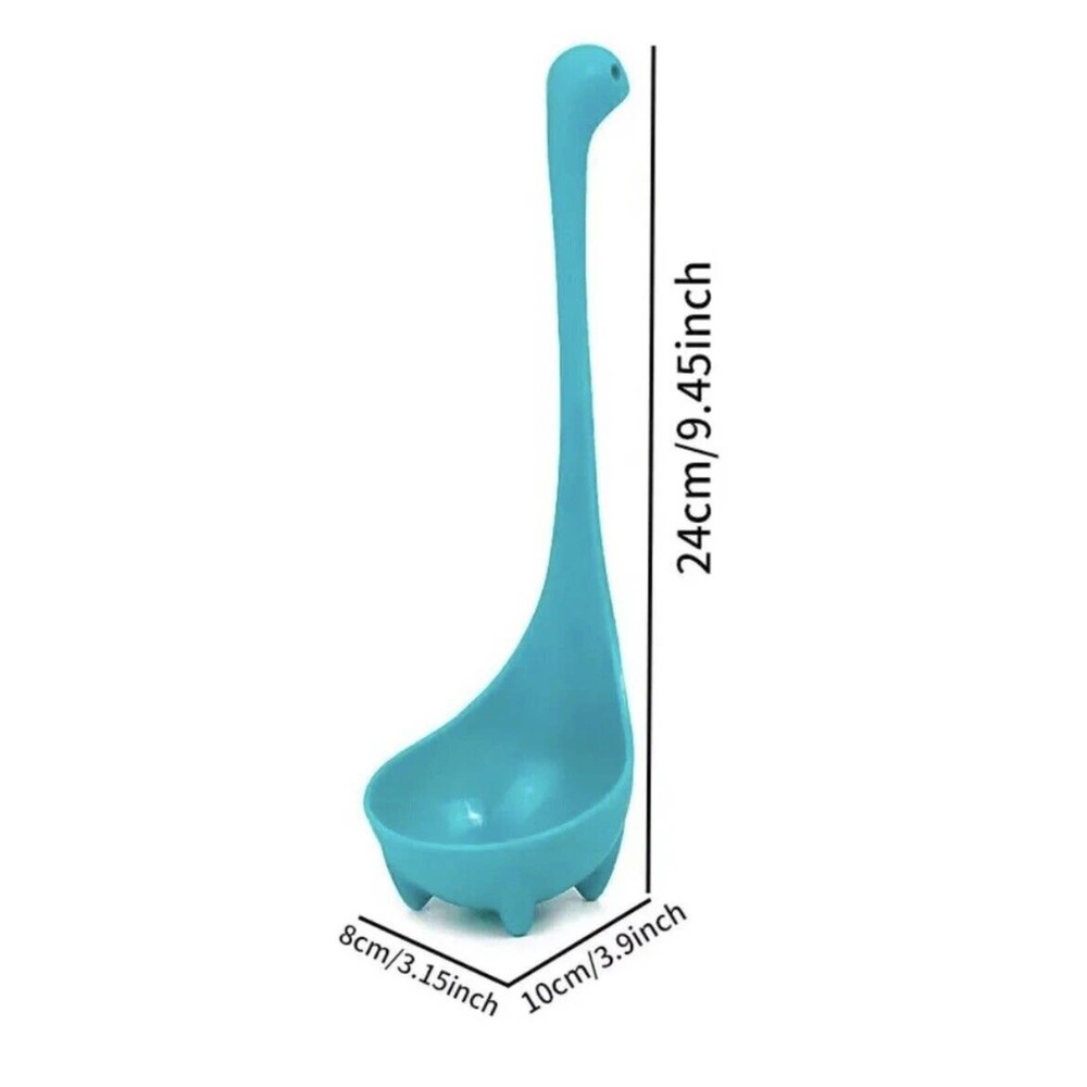 Nessie Stand Alone Ladle Soup Ladle Loch Ness Monster - BLUE - Picture 2 of 4